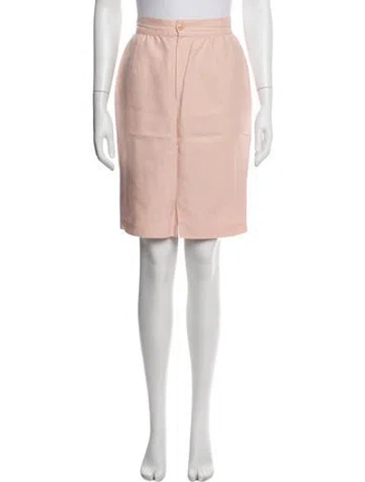 Pre-owned Versace Vintage Knee-length Skirt In Pink