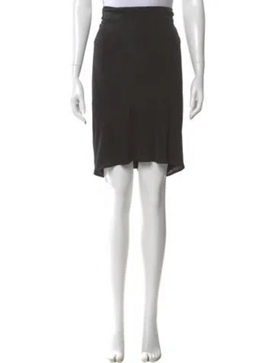 Pre-owned Versace Vintage Knee-length Skirt W/ Tags In Black