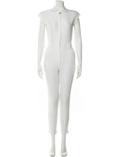 Pre-owned Versace Vintage Late 1970's - Early 1980's Jumpsuit In White