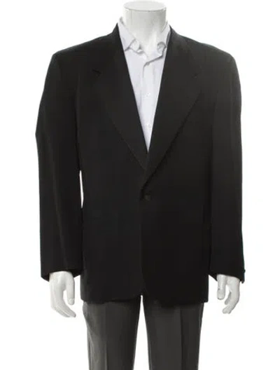 Pre-owned Versace Vintage Late 1980's - Early 1990's Blazer In Black