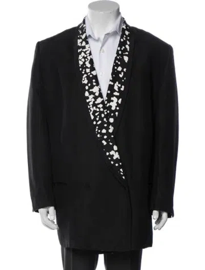 Pre-owned Versace Vintage Late 1980's - Early 1990's Blazer In Black