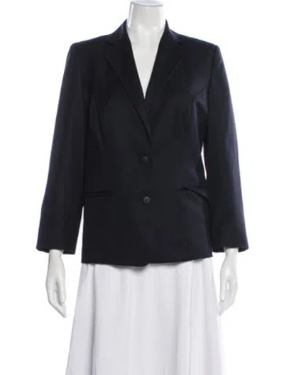 Pre-owned Versace Vintage Late 1980's - Early 1990's Blazer In Blue