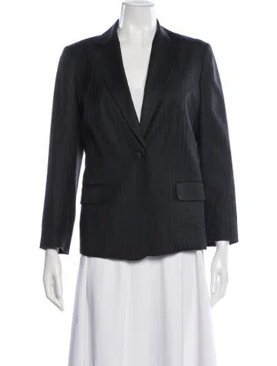 Pre-owned Versace Vintage Late 1980's - Early 1990's Blazer In Gray