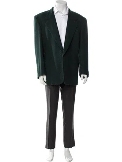 Pre-owned Versace Vintage Late 1980's - Early 1990's Blazer In Green