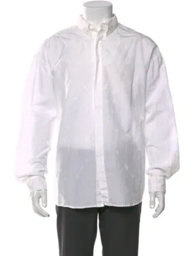 Pre-owned Versace Vintage Late 1980's - Early 1990's Shirt In White
