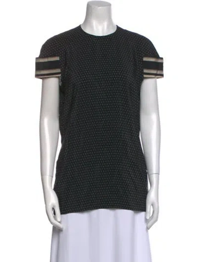 Pre-owned Versace Vintage Late 1980's - Early 1990's T-shirt In Black