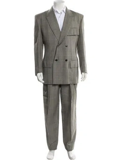 Pre-owned Versace Vintage Late 1980's - Early 1990's Two-piece Suit In Multi