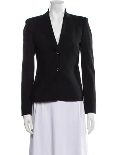 Pre-owned Versace Vintage Late 1990's - Early 2000's Blazer In Black