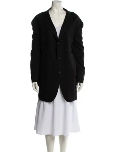 Pre-owned Versace Vintage Late 1990's - Early 2000's Blazer In Black