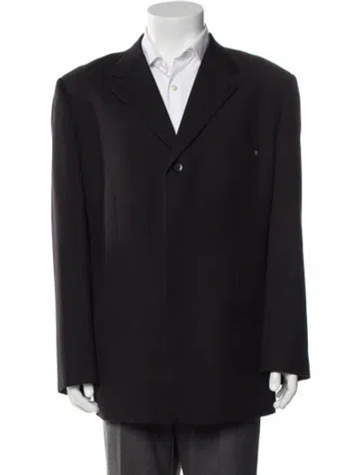 Pre-owned Versace Vintage Late 1990's - Early 2000's Blazer In Black