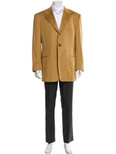 Pre-owned Versace Vintage Late 1990's - Early 2000's Blazer In Brown
