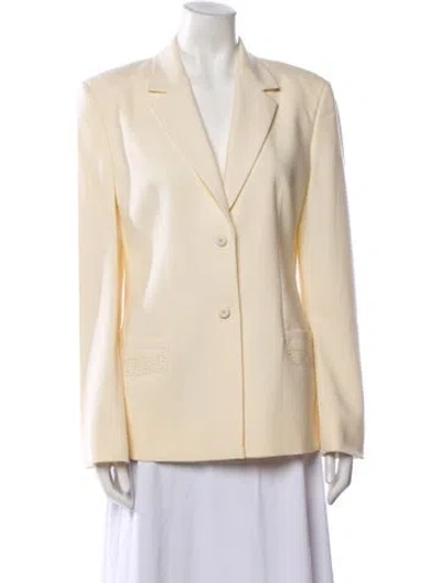 Pre-owned Versace Vintage Late 1990's - Early 2000's Blazer In Gold