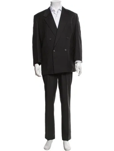Pre-owned Versace Vintage Late 1990's - Early 2000's Blazer In Grey