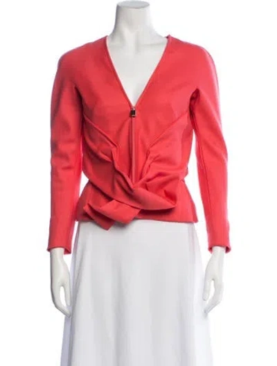 Pre-owned Versace Vintage Late 1990's - Early 2000's Jacket In Orange