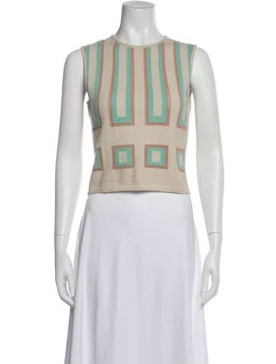 Pre-owned Versace Vintage Late 1990's - Early 2000's Sweater In Neutral