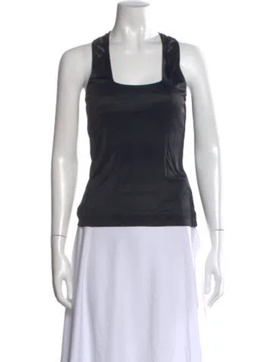 Pre-owned Versace Vintage Late 1990's - Early 2000's Top In Black