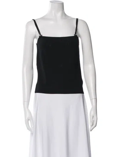 Pre-owned Versace Vintage Late 1990's - Early 2000's Top In Black