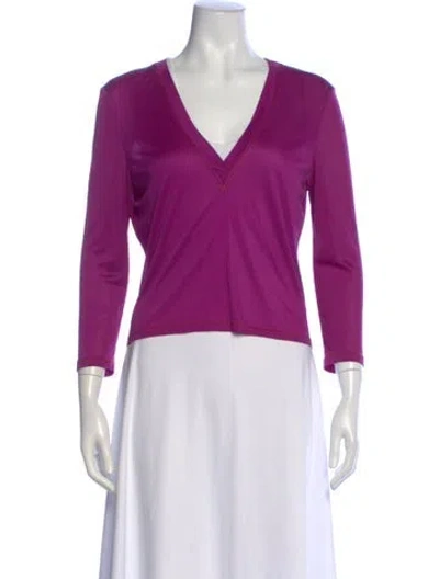 Pre-owned Versace Vintage Late 1990's - Early 2000's Top In Pink