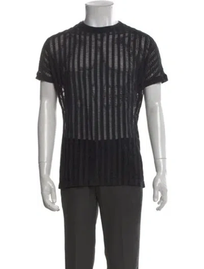 Pre-owned Versace Vintage Late 1990's - Early 2000's T-shirt In Black