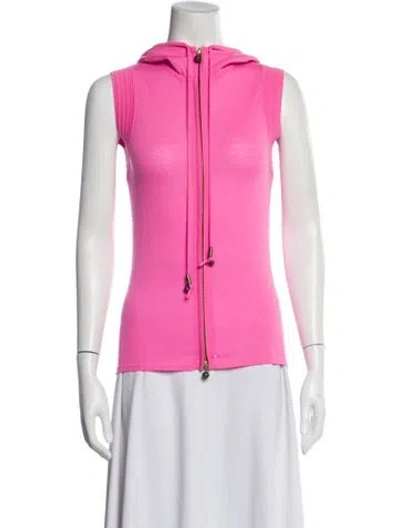Pre-owned Versace Vintage Late 1990's - Early 2000's Vest In Pink