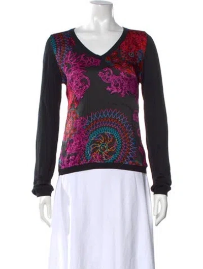 Pre-owned Versace Vintage Late 2000's - Early 2010's Sweater In Black