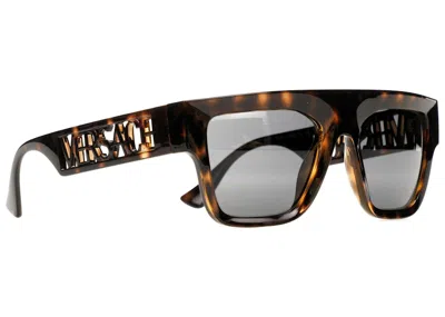 Pre-owned Versace Vintage Logo Sunglasses In Tortise (ve4430u/108/87)