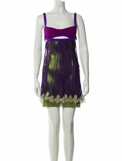 Pre-owned Versace Vintage Mini Dress