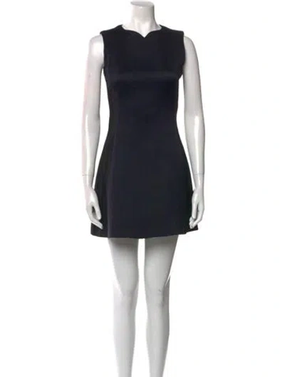Pre-owned Versace Vintage Mini Dress In Black