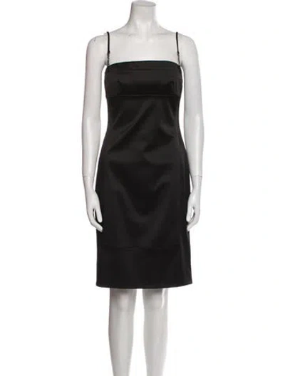 Pre-owned Versace Vintage Mini Dress In Black