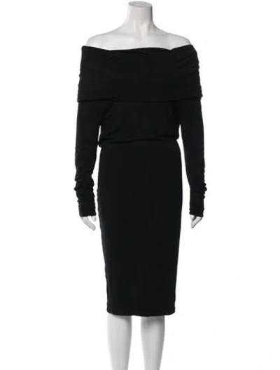 Pre-owned Versace Vintage Mini Dress In Black