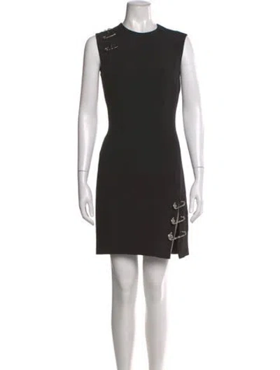 Pre-owned Versace Vintage Mini Dress In Black