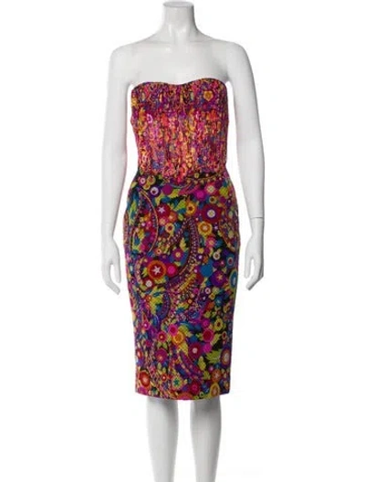 Pre-owned Versace Vintage Mini Dress In Black