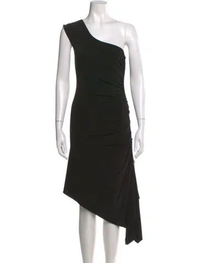 Pre-owned Versace Vintage Mini Dress In Black