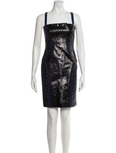 Pre-owned Versace Vintage Mini Dress In Multi