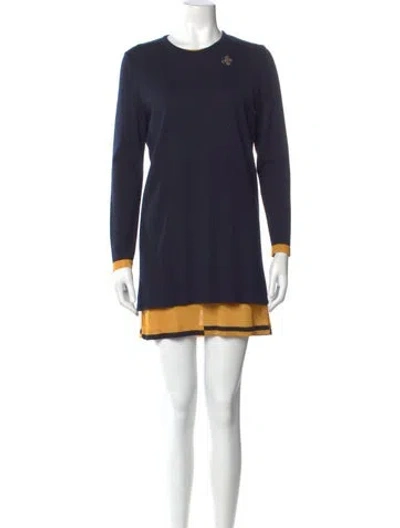 Pre-owned Versace Vintage Mini Dress In Multi
