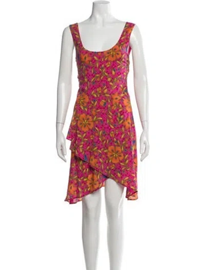 Pre-owned Versace Vintage Mini Dress In Multi