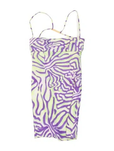 Pre-owned Versace Vintage Mini Dress In Multi