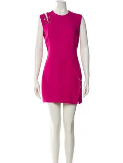 Pre-owned Versace Vintage Mini Dress In Pink