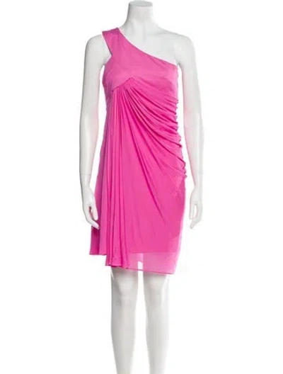 Pre-owned Versace Vintage Mini Dress In Pink