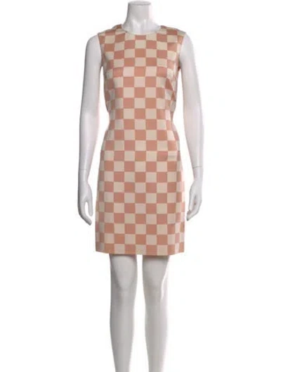Pre-owned Versace Vintage Mini Dress In Pink