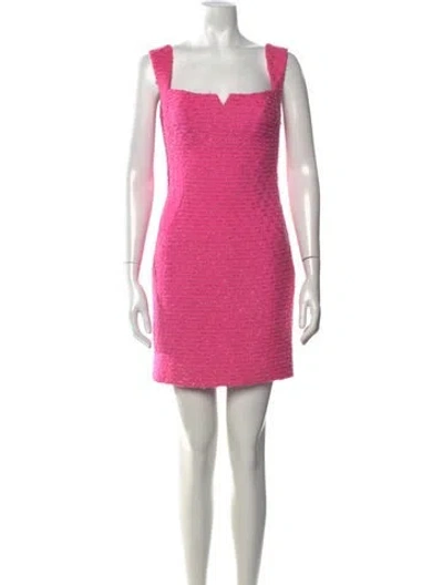 Pre-owned Versace Vintage Mini Dress In Pink