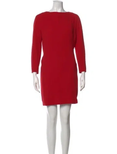 Pre-owned Versace Vintage Mini Dress In Red