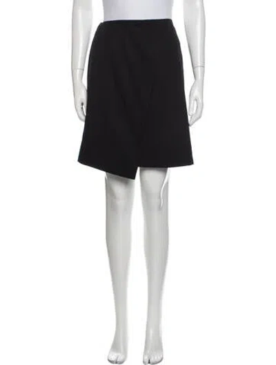 Pre-owned Versace Vintage Mini Skirt In Black