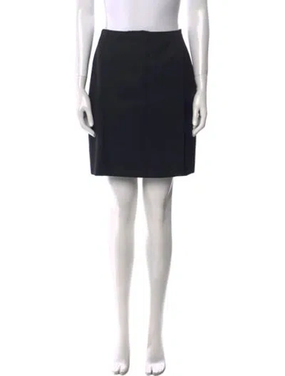 Pre-owned Versace Vintage Mini Skirt In Black