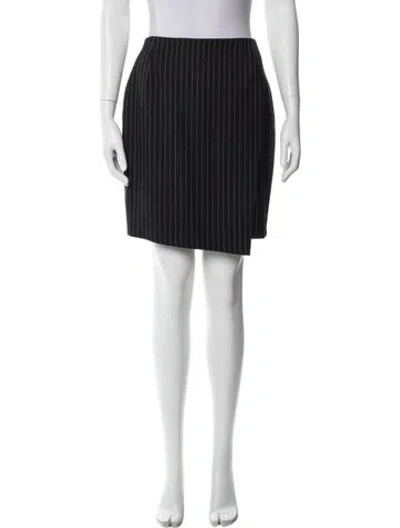 Pre-owned Versace Vintage Mini Skirt In Black