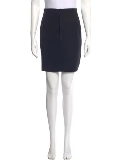 Pre-owned Versace Vintage Mini Skirt In Black