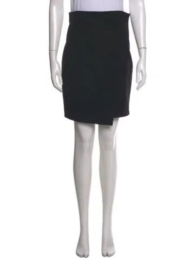 Pre-owned Versace Vintage Mini Skirt In Black