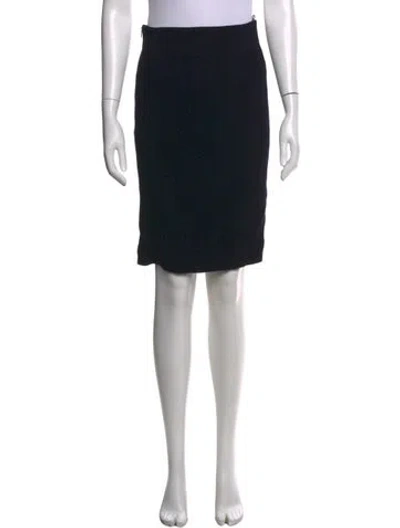 Pre-owned Versace Vintage Mini Skirt In Black