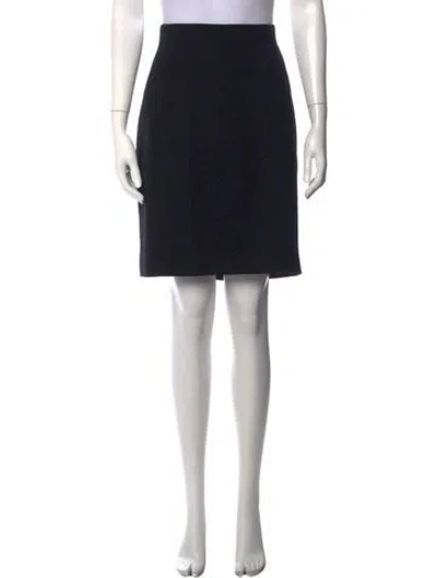 Pre-owned Versace Vintage Mini Skirt In Black