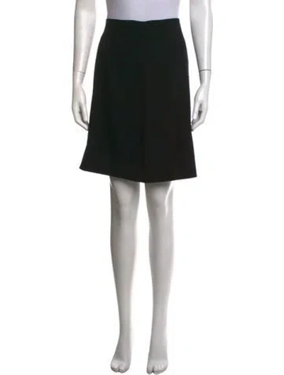 Pre-owned Versace Vintage Mini Skirt In Black